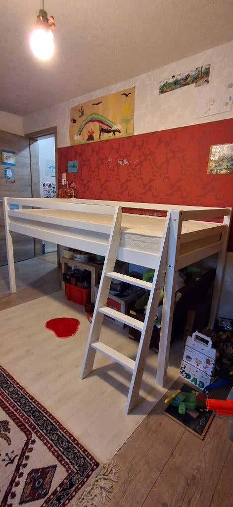 Kinderbed stapelbed, Lit mezzanine ou Lit superposé, 85 à 100 cm, Enlèvement, 180 cm ou plus