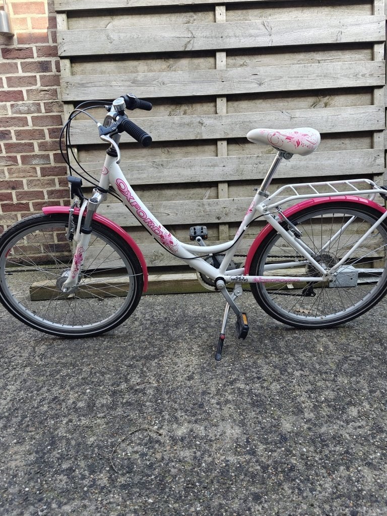 Kinderfiets, Fietsen en Brommers, Ophalen, 16 tot 20 inch, Velgrem, Zo goed als nieuw