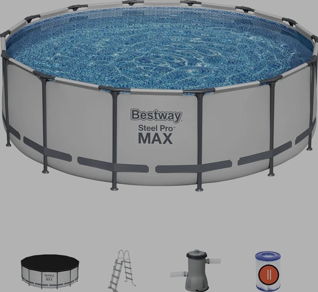 Nieuw zwembad bestway pro steel max 427x122cm., Ophalen