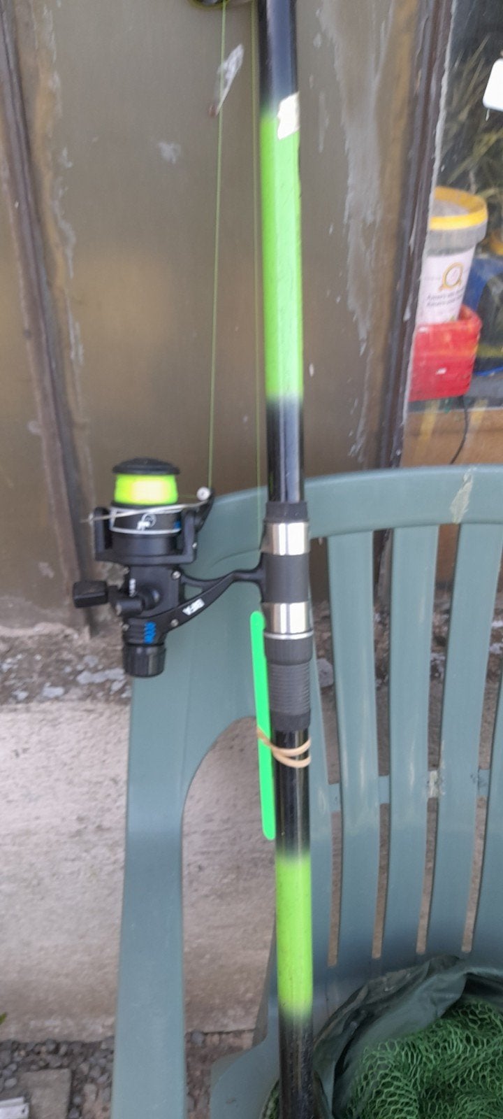 Canne a pêche 450cm téléscopique, Enlèvement, Utilisé, Canne à pêche complète
