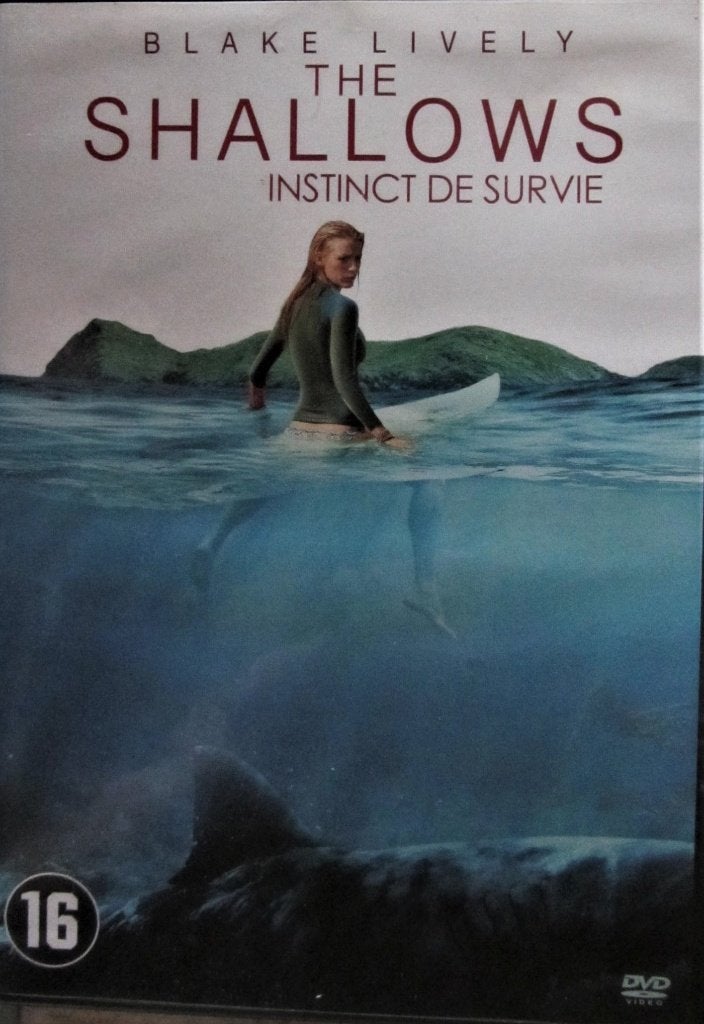 DVD HORROR/ ACTIE- THE SHALLOWS, Cd's en Dvd's, Dvd's | Horror, Nederlands, Monsters, Ophalen of Verzenden, Zo goed als nieuw