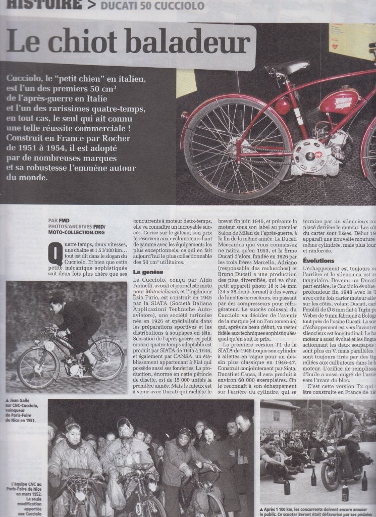 Cyclomoteur Ducati 50 Cucciolo collection, Boeken, Verzenden, Gelezen