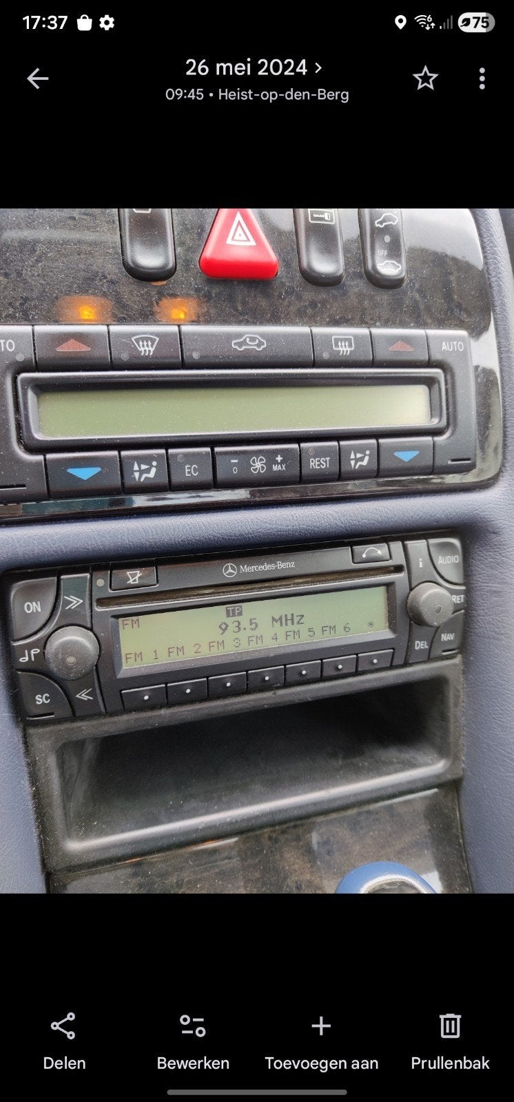 MERCEDES BENZ /BECKER AUTORADIO, Autos : Divers, Autoradios, Enlèvement