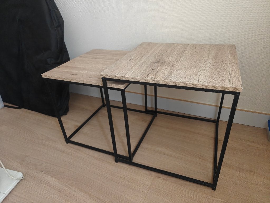 Koffietafel, Enlèvement, Comme neuf, Carré