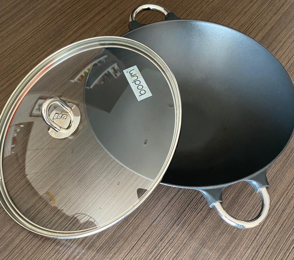 Wokpan BODUM, Ophalen, Gebruikt, Wok, Gietijzer