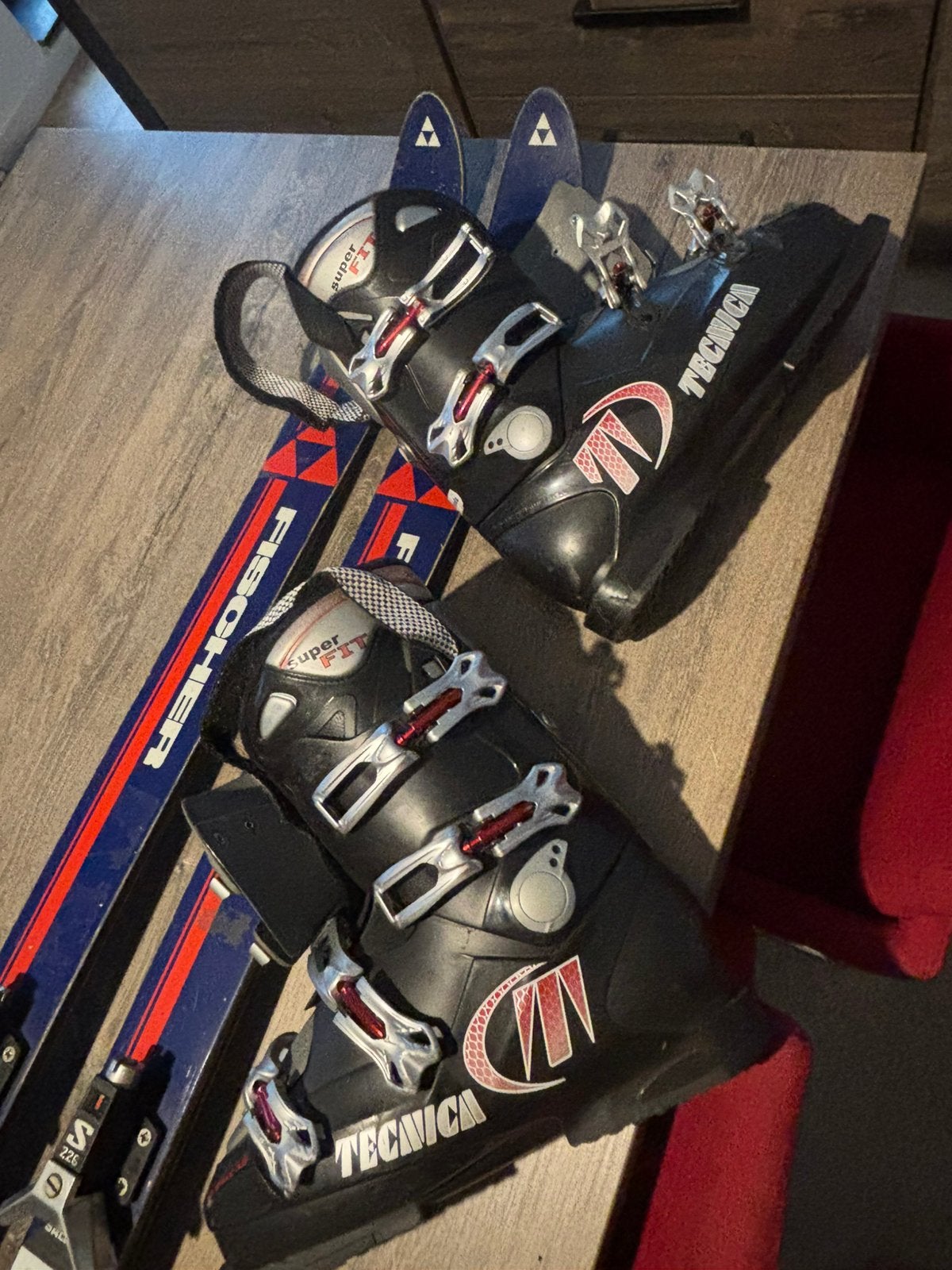 Ski Fischer Austria 1,75 m + Salomon + Tecnica Boots, Ophalen, Gebruikt, Ski, Fischer