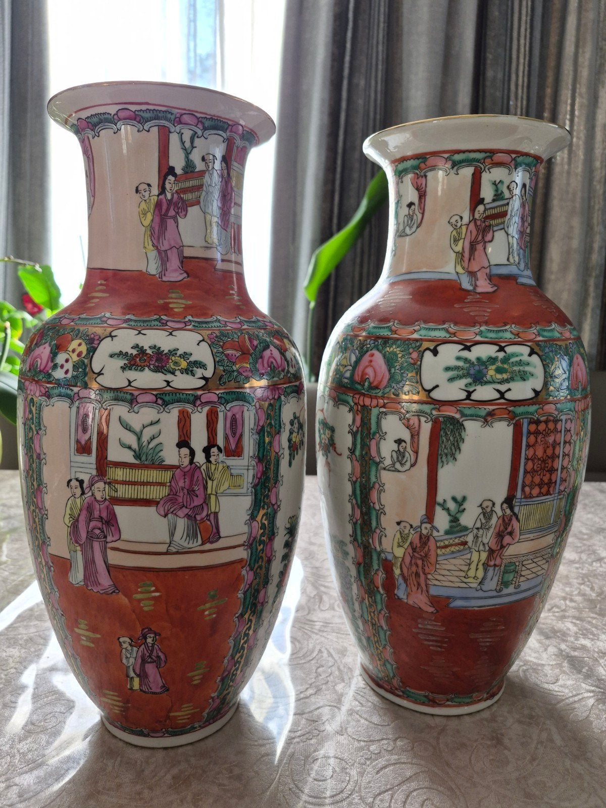 2 grote Chinezen vaas /42 cm hoog, Antiquités & Art, Antiquités | Vases, Enlèvement ou Envoi