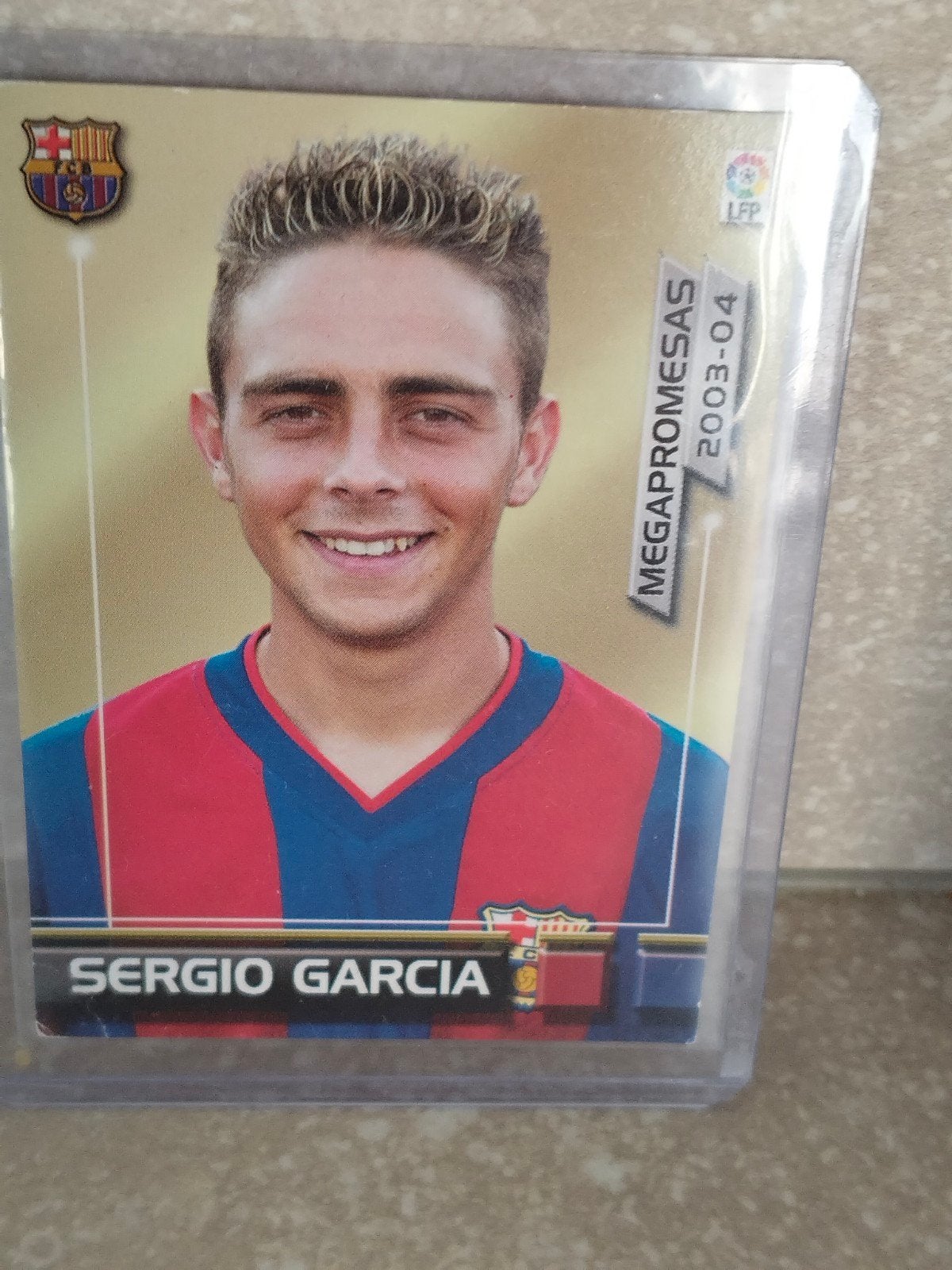 Panini Megapromesas 2003-2004 Sergio Garcia Barcelona, Ophalen of Verzenden