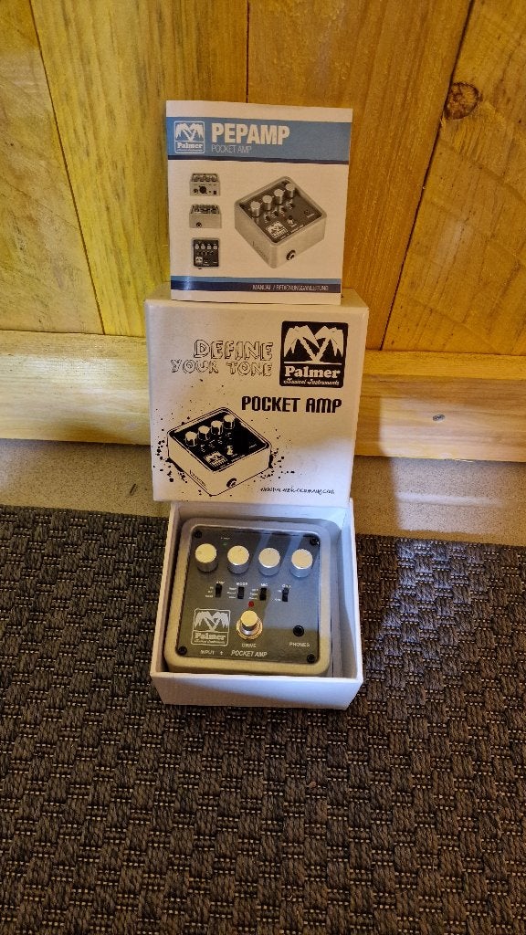 Palmer Pocket Amp PEPAMP – préampli guitare – 50 €, Enlèvement, Utilisé, Multi-effet