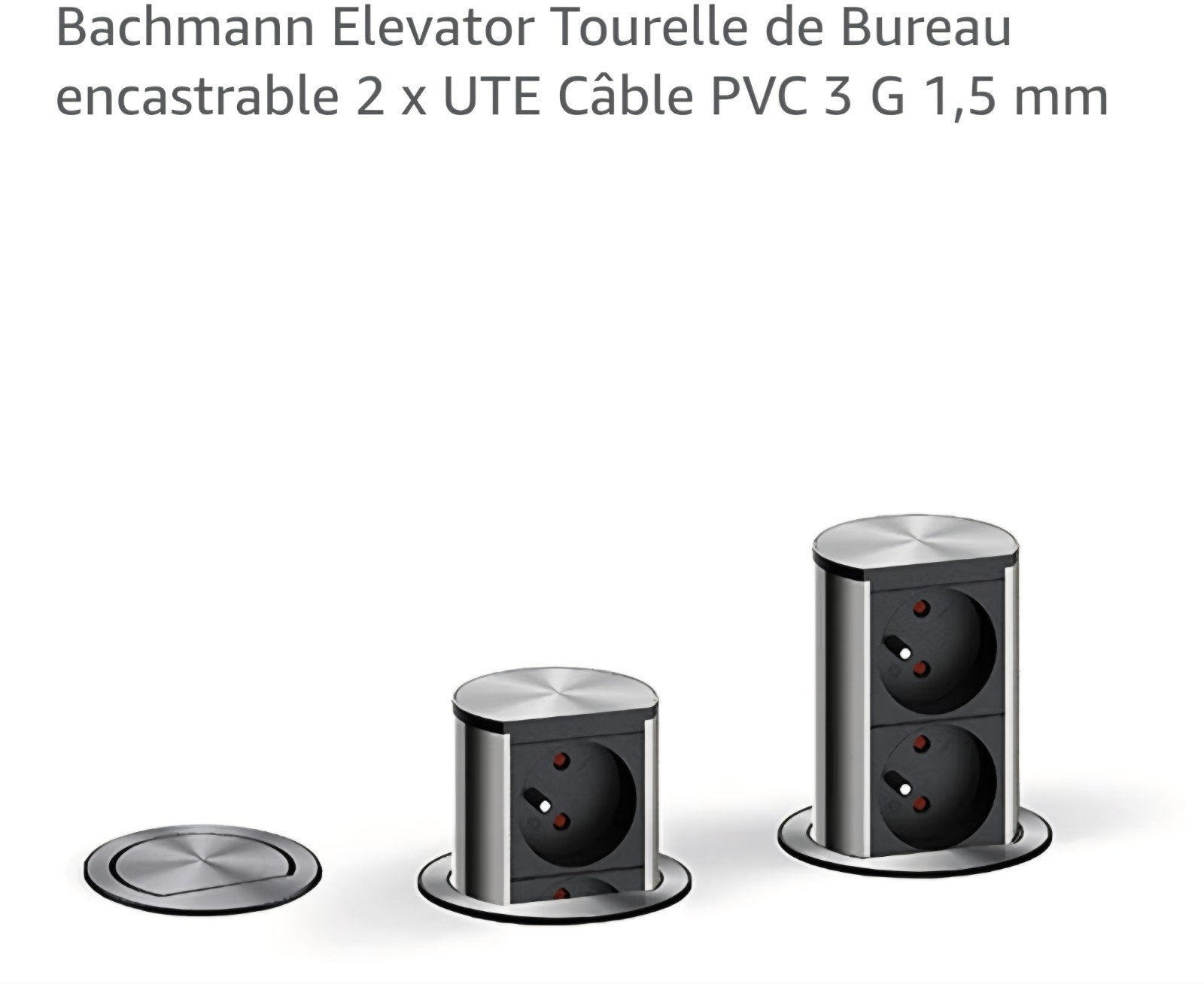 tourelle de prises encastrable, Enlèvement ou Envoi, Bachmann