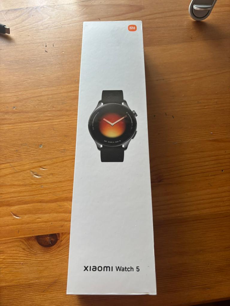 Xiaomi watch 5, Handtassen en Accessoires, Smartwatches, Ophalen, Nieuw, Zwart, Android