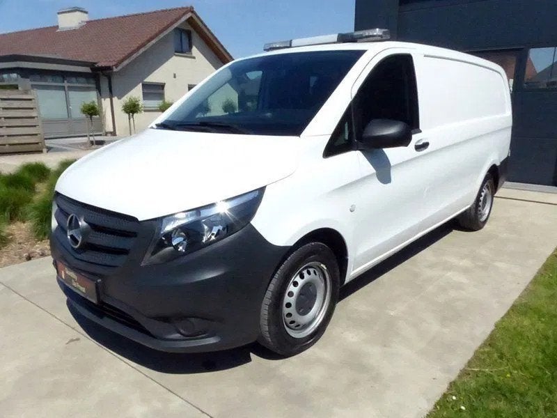 Mercedes-Benz Vito 3-zit, schuifdeur R, Cruise Controle, App, Auto's, Bestelwagens en Lichte vracht, 100 kW, https://public.car-pass.be/vhr/3f69fec7-543e-4216-b607-c91faeb852a1