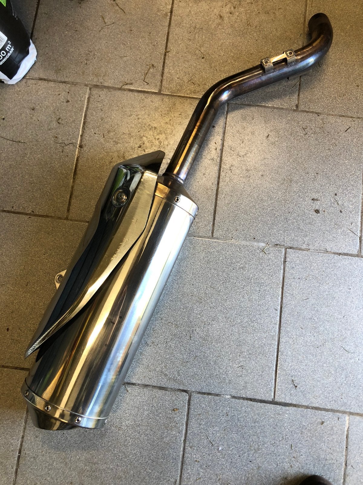 Echappement origine tiger 1050, Enlèvement