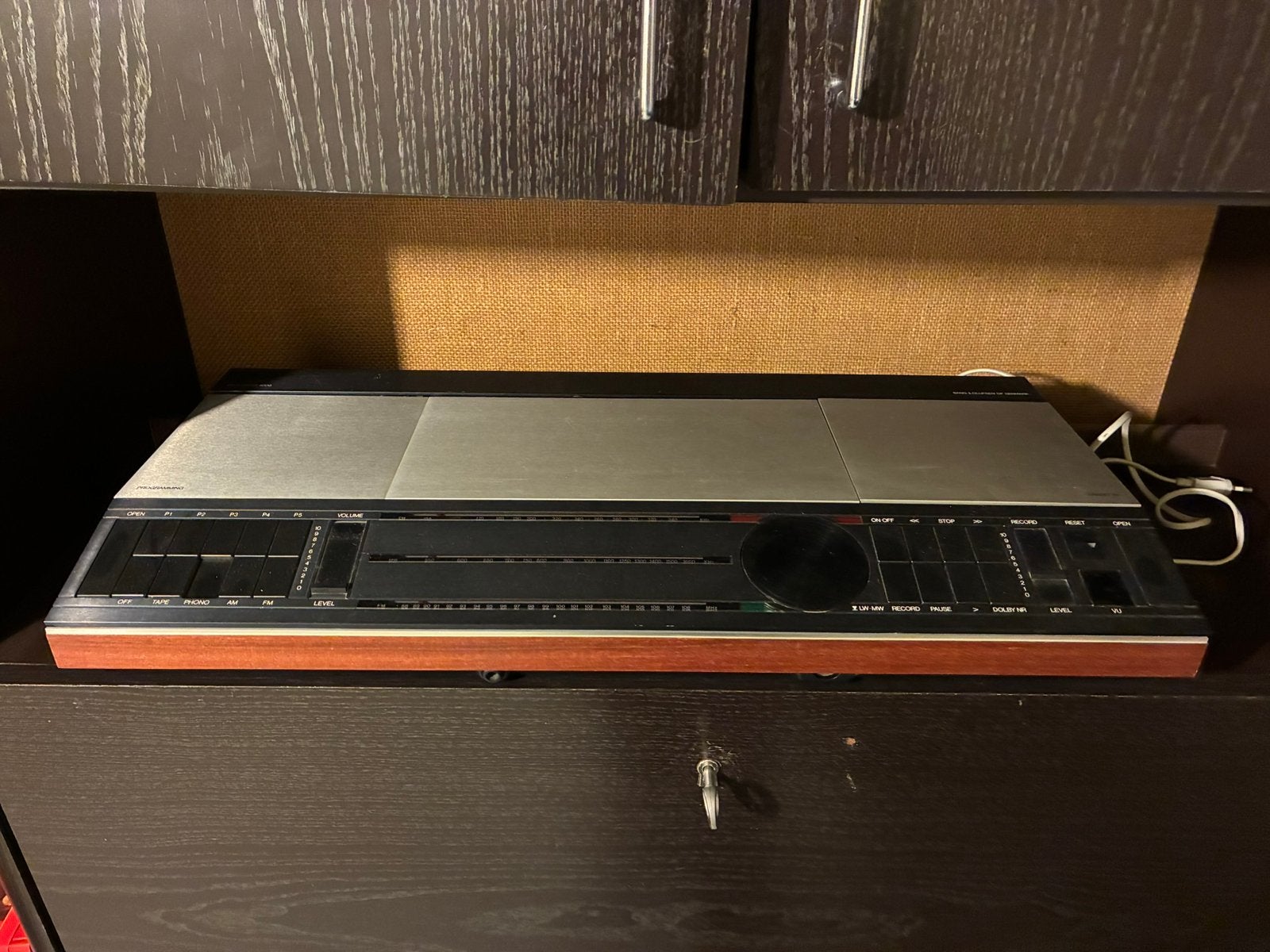 Bang & Olufsen B&O Beocenter 4000 + 2 Beovox S45 boxen, Ophalen, Gebruikt