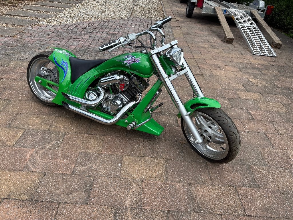 Chopper Custom 125cc Look Harley, Motos, Occasion, Chopper, 2 cylindres, Particulier