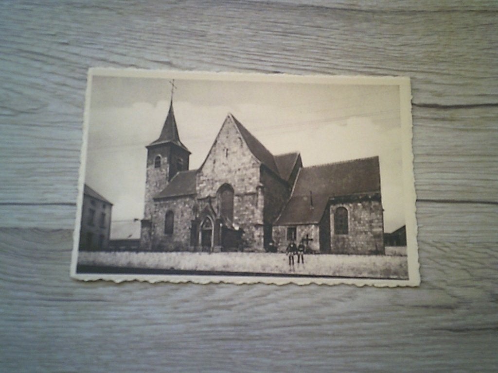 PERONNES-LEZ-BINCHE: Eglise Ste-Marie, Enlèvement ou Envoi, Avant 1920, Non affranchie, Hainaut