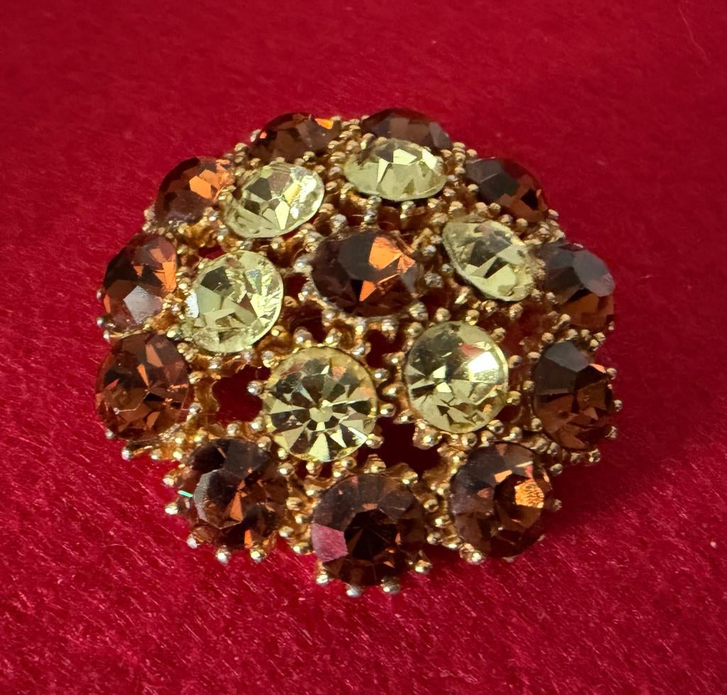 Vintage broche uit de jaren 70, Ophalen of Verzenden, Overige materialen, Broche
