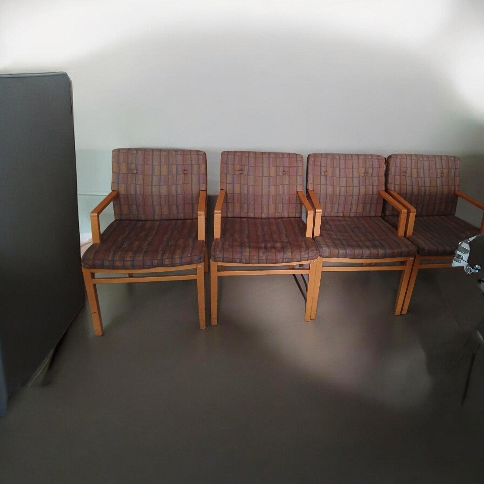 5 fauteuils TUA AB moblër Tibro mid century, Enlèvement, Utilisé, Bois, Vintage scandinave