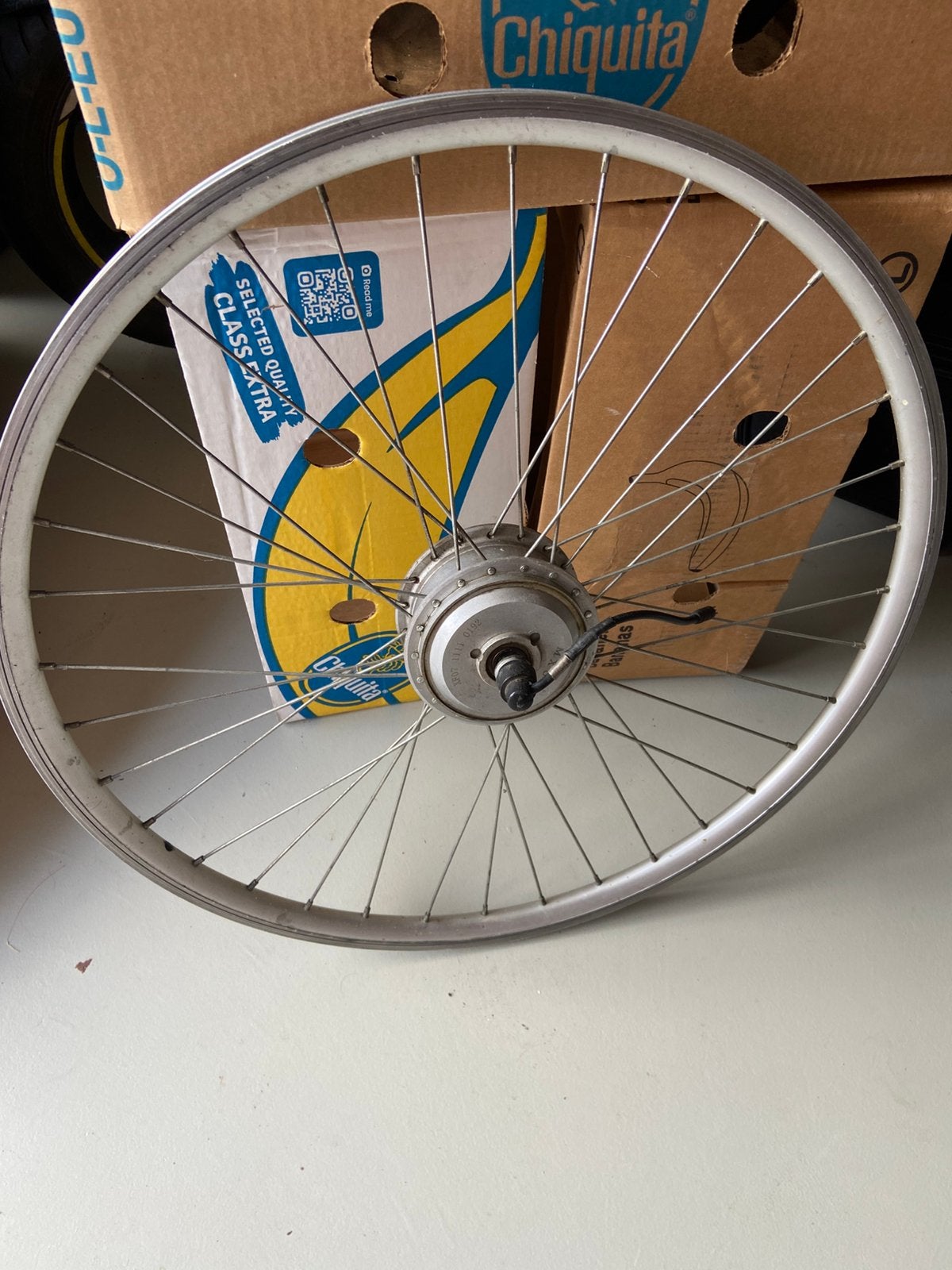 elektrische Fietswiel  28 inch 36 volt, Gebruikt, Aluminium, Ophalen, Elektrische fiets