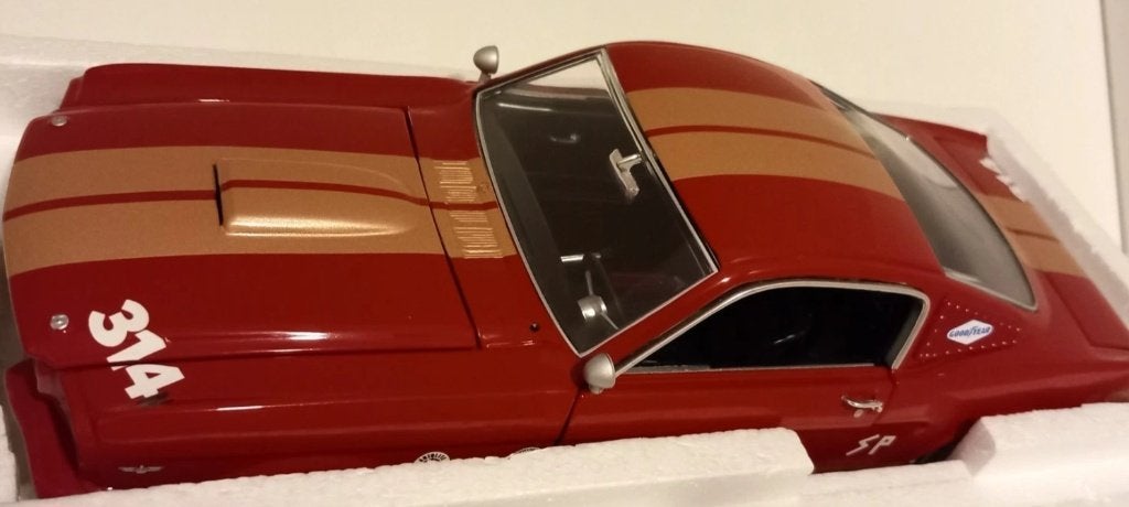 1/18 Shelby Mustang GT.350H #314 Rent A Racer SCCA 1966, Ophalen of Verzenden, Nieuw, Auto, Overige merken