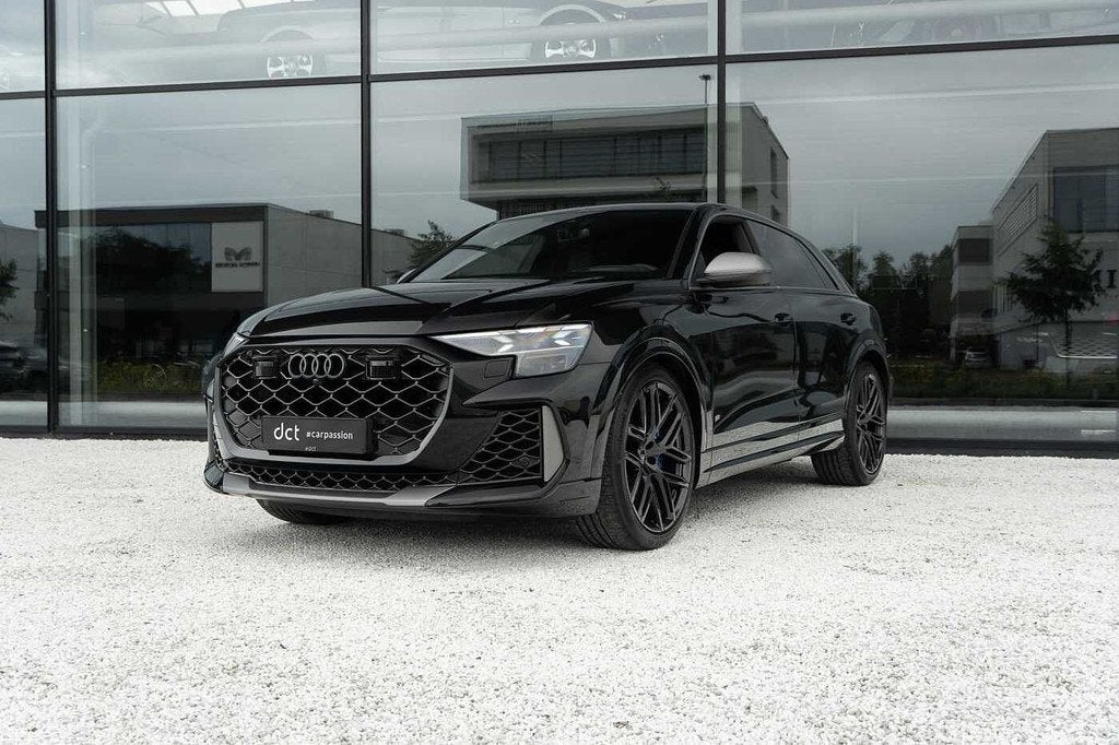 Audi RS Q8 Performance CeramicBrakes CoolingSeats B&O Laser, Auto's, Audi, Gebruikt, 471 kW, Zwart, Leder