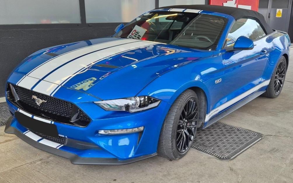 PRACHTIGE FORD MUSTANG 5.0 V8 450PK CABRIOLET, Auto's, Ford, Particulier, Mustang, Cabriolet, Automaat, Onderhoudsboekje, Ophalen