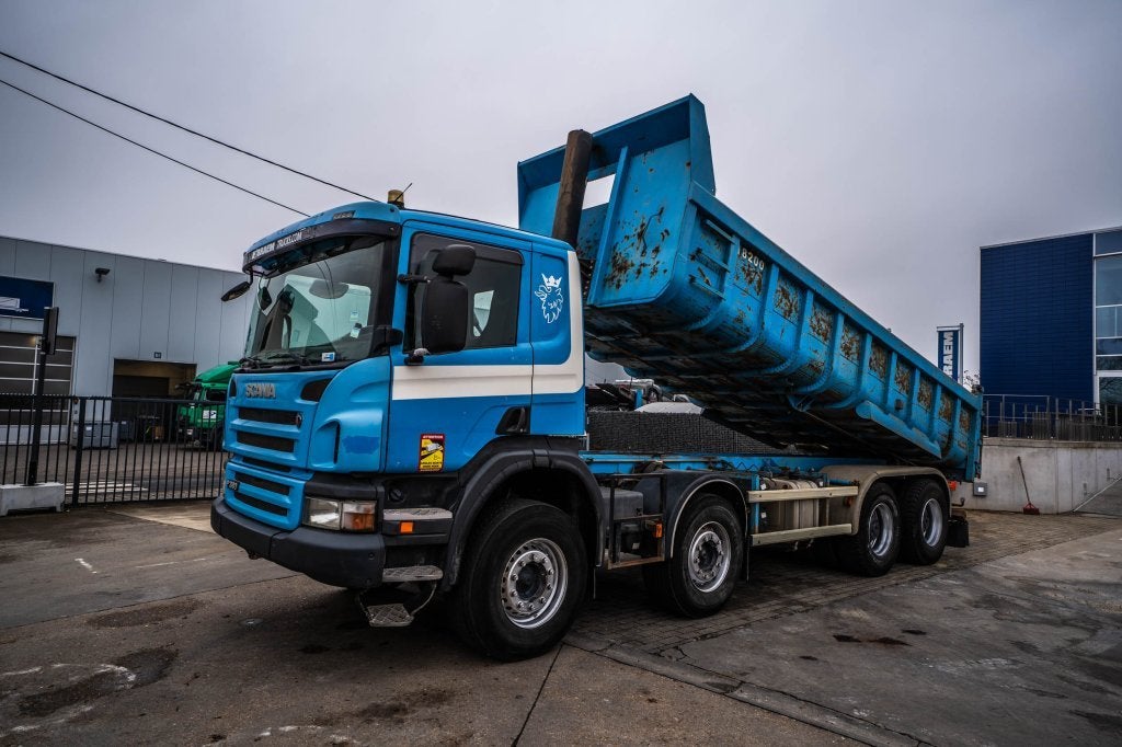 Scania P380 (bj 2009), Achterwielaandrijving, Scania, Blauw, Bedrijf