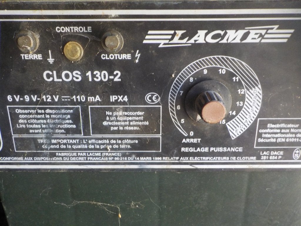 électrificateur de clôture, Enlèvement, Utilisé, Autres matériaux, Autres types