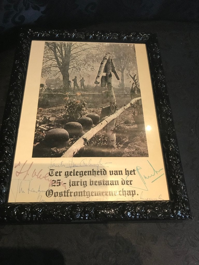 Graf oostfronters gehandtekend, Ophalen of Verzenden