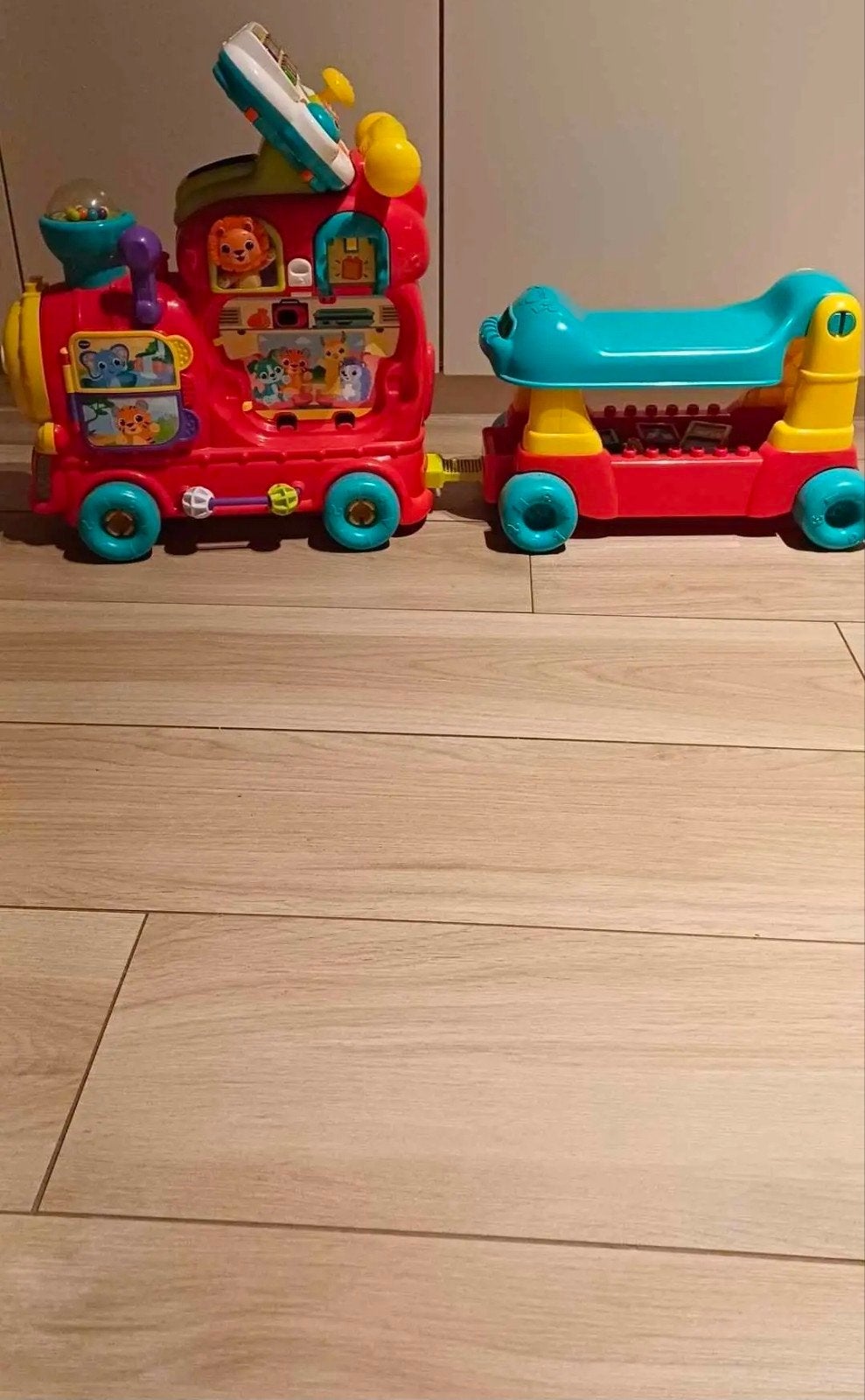 vtech trein, Ophalen