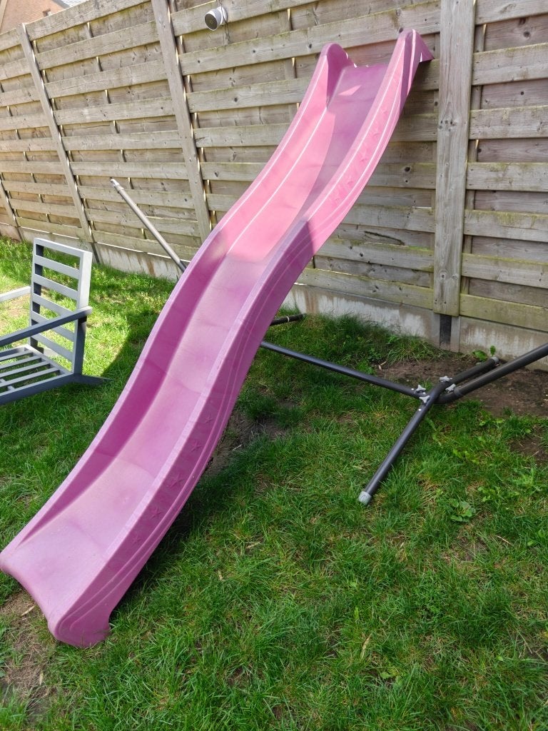 Glijbaan 2,60m, Enfants & Bébés, Jouets | Extérieur | Aires de jeux, Enlèvement, Comme neuf, Toboggan