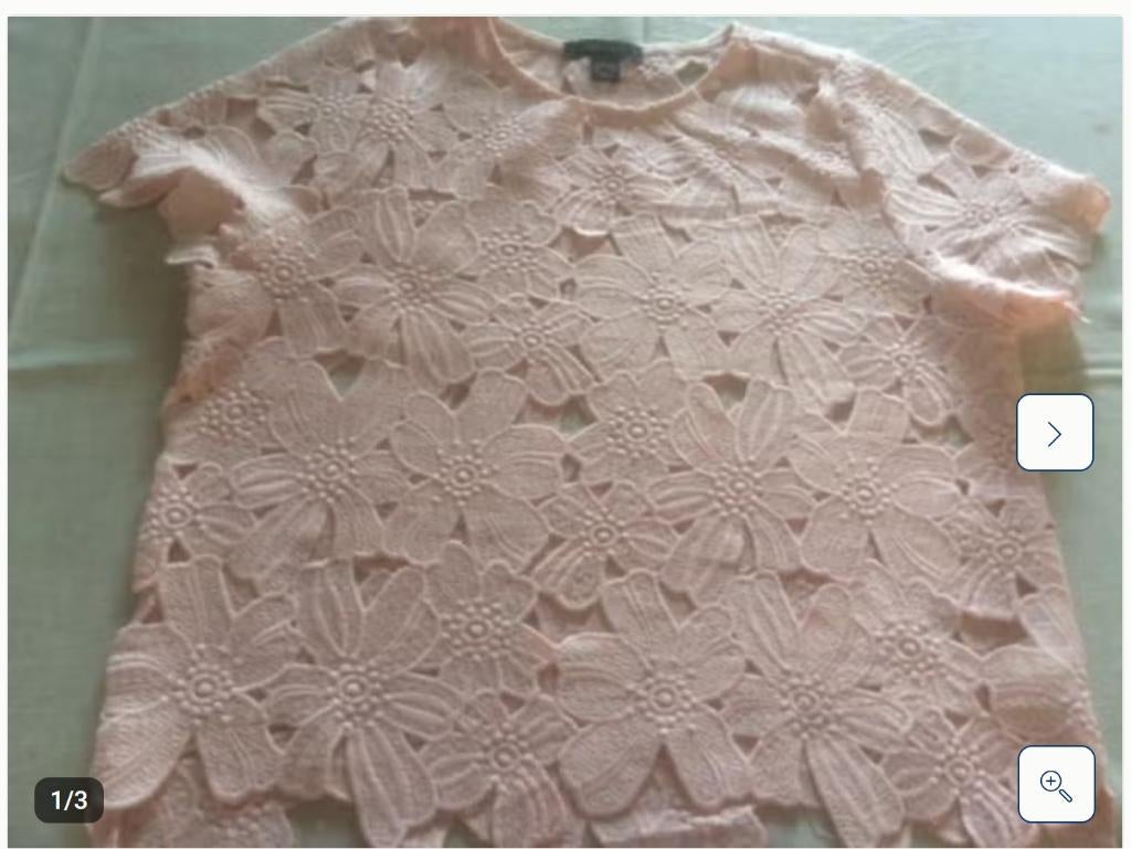 Blouse vintage taille 34/36, Enlèvement ou Envoi, Comme neuf, Taille 34 (XS) ou plus petite, Rose
