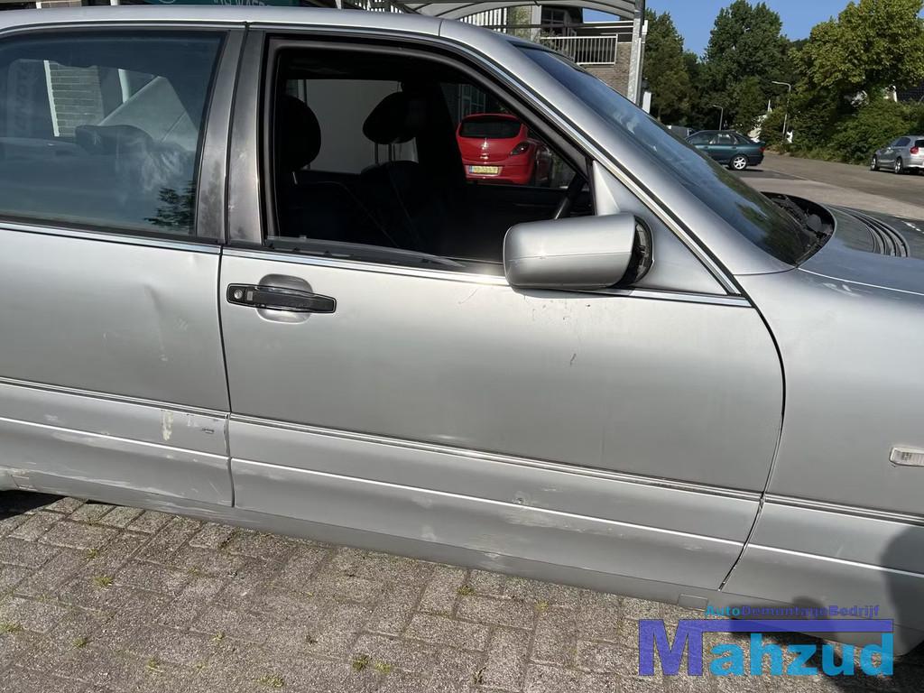 MERCEDES S KLASSE W140 Zilver rechts voor deur 1991-1998, Auto-onderdelen, Gebruikt, Mercedes-Benz AG, Deur, Mercedes-Benz