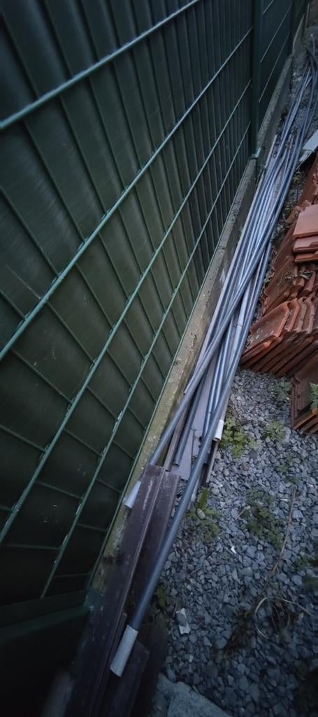 Gratis lange gebruikte pvc buizen, Ophalen