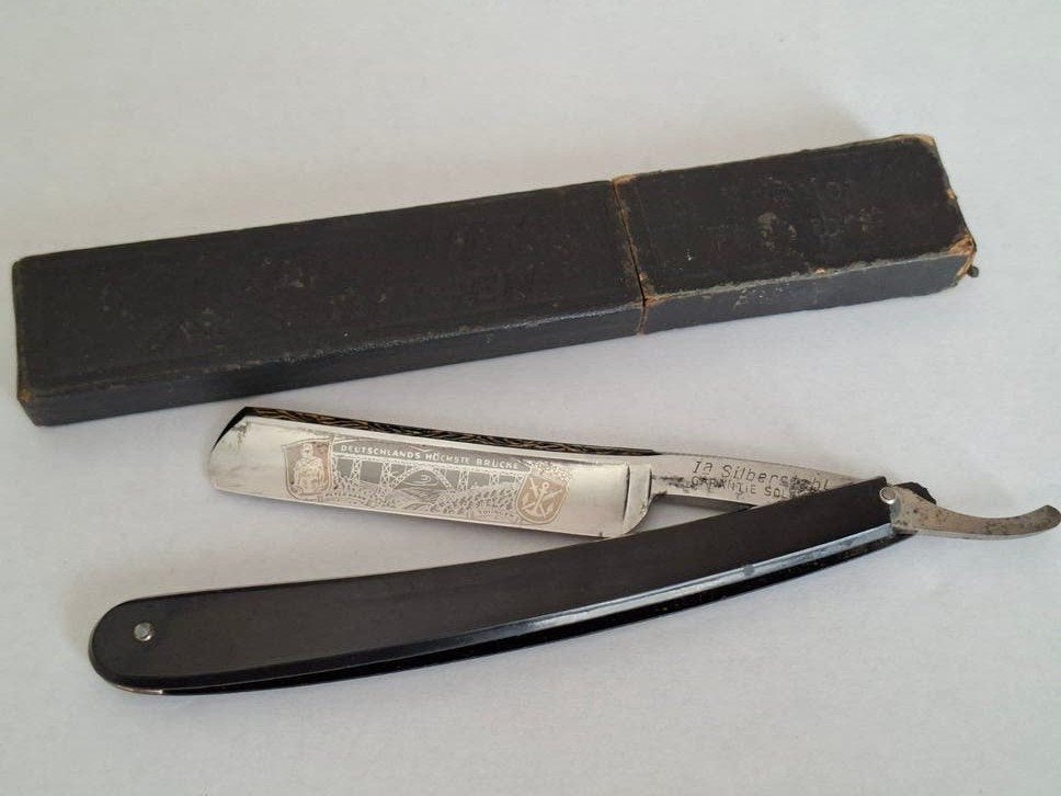 vintage, SOLINGEN scheermes - koolsnijder, Ophalen of Verzenden