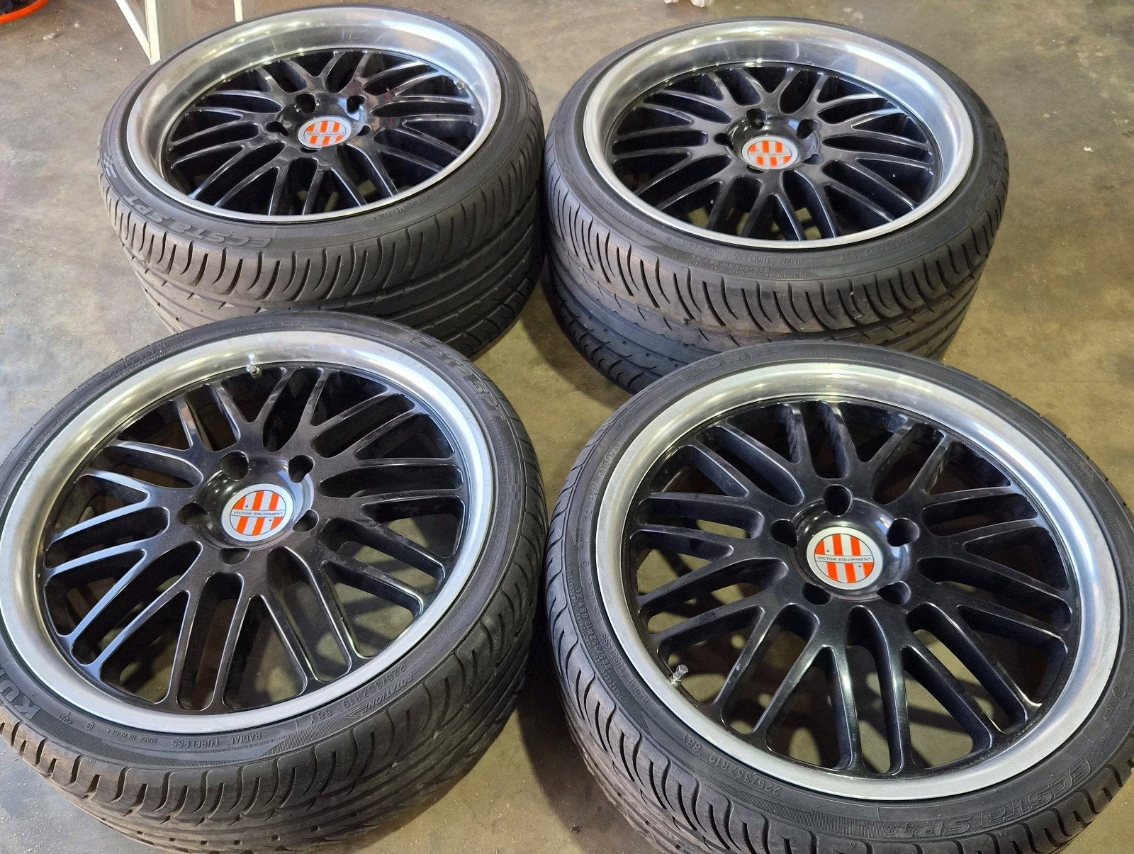 Set 19 inch Porsche Le Mans velgen van Victor Equipmemt, Autos : Pièces & Accessoires, Enlèvement, 19 pouces, Jante(s)