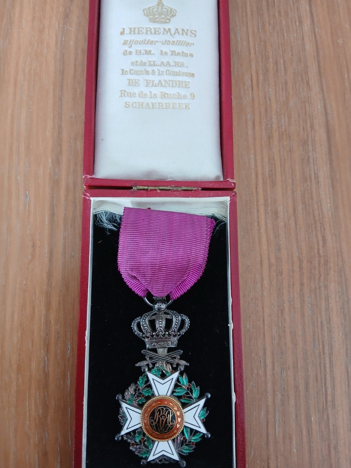 Médaille  Chevalier de l'ordre de Leopold, Ophalen of Verzenden