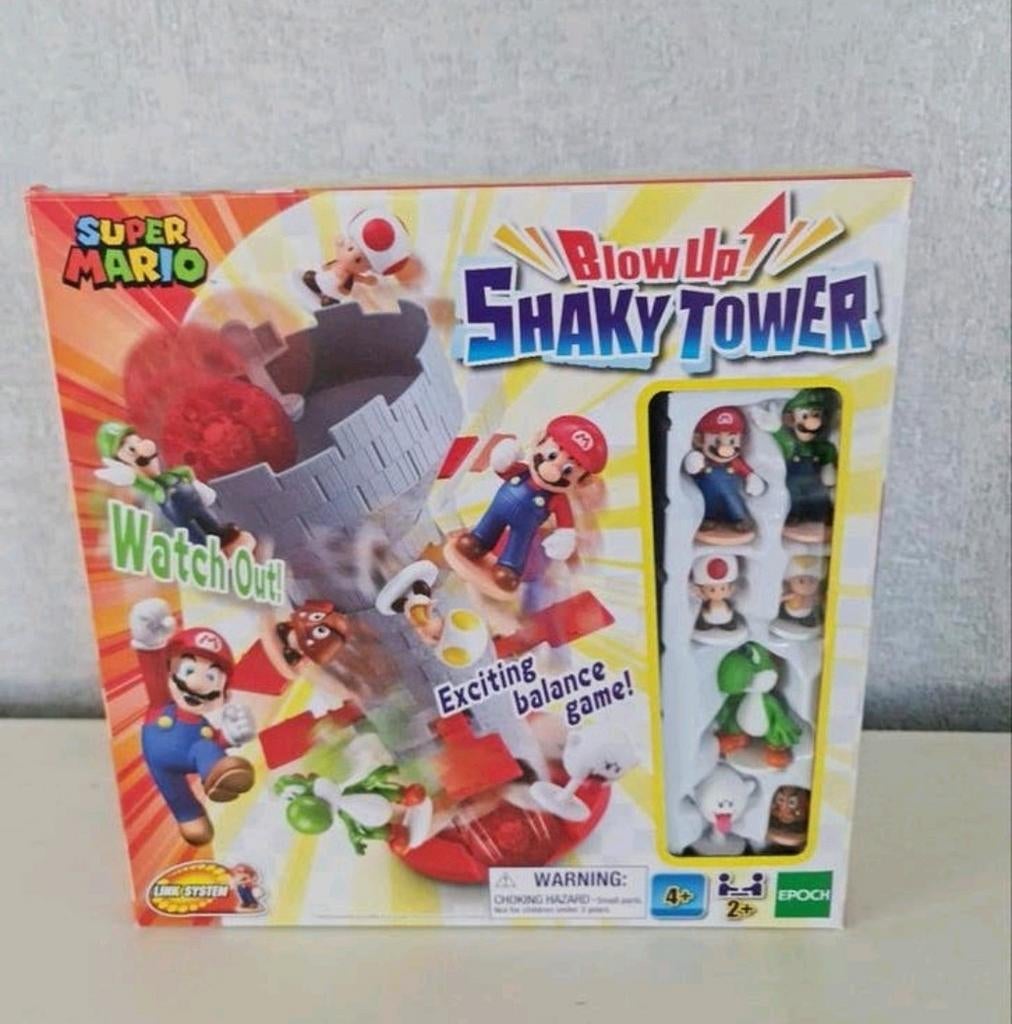 Gezelschapsspel super mario : blow up  shaky tower, Enlèvement ou Envoi