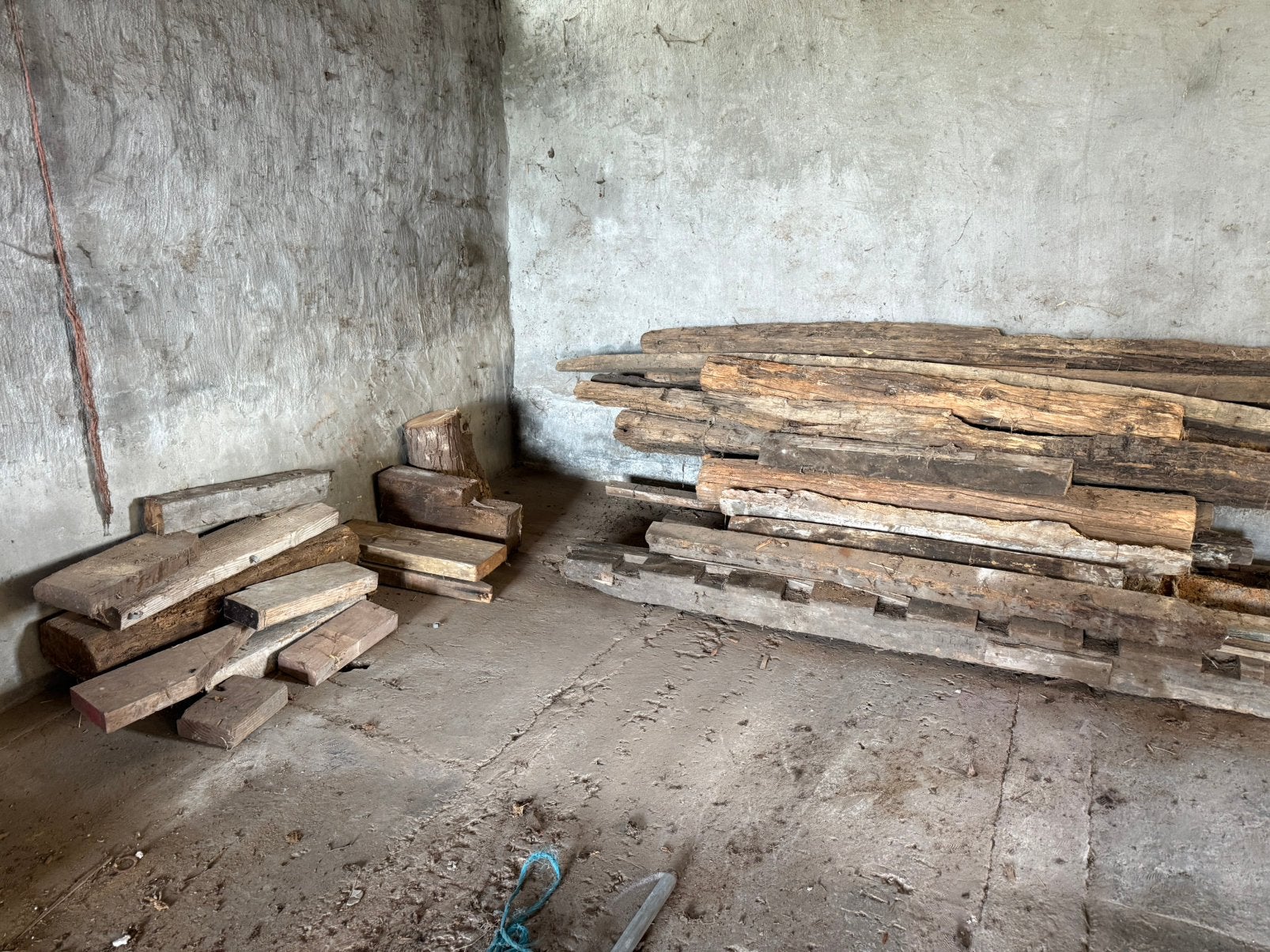 Baddingen, Doe-het-zelf en Bouw, Hout en Planken, Ophalen, Gebruikt, Balk