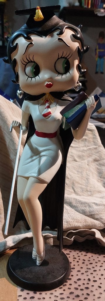 Betty boop beeld Docent, Verzamelen, Ophalen, Betty Boop, Zo goed als nieuw, Beeldje of Figuurtje
