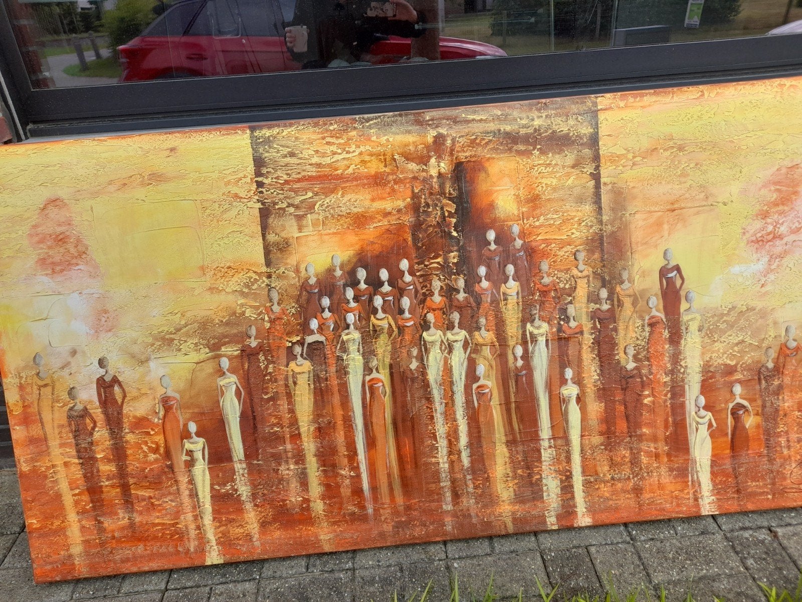 Canvas, schilderij, Ophalen