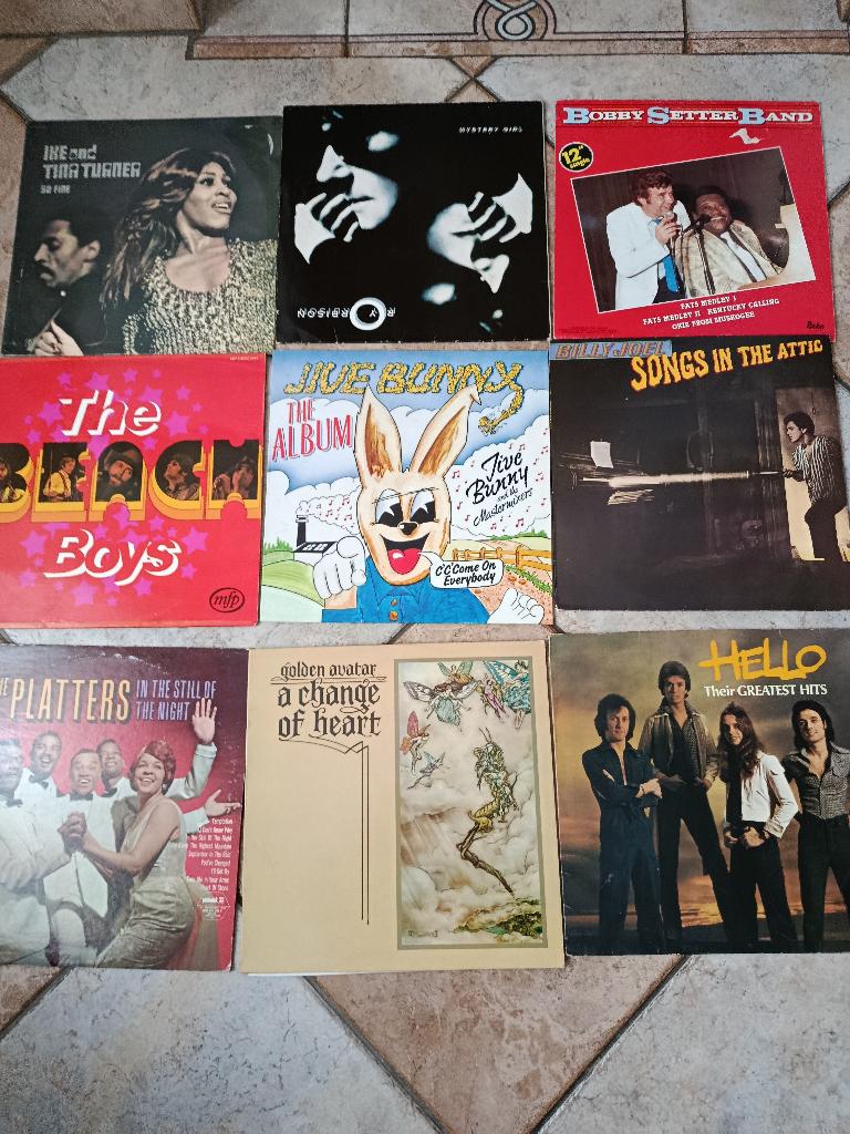 Set van verschillende LP's, Cd's en Dvd's, Ophalen of Verzenden, 1980 - 1989, Gebruikt, 12 inch