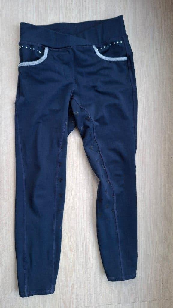 paardrijbroek, Dieren en Toebehoren, Blauw, Gebruikt, Kinderen, Onderkleding