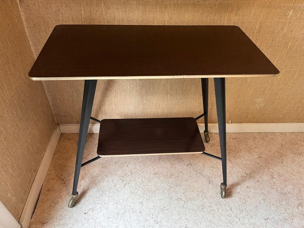 Vintage formica bijzettafel, Ophalen