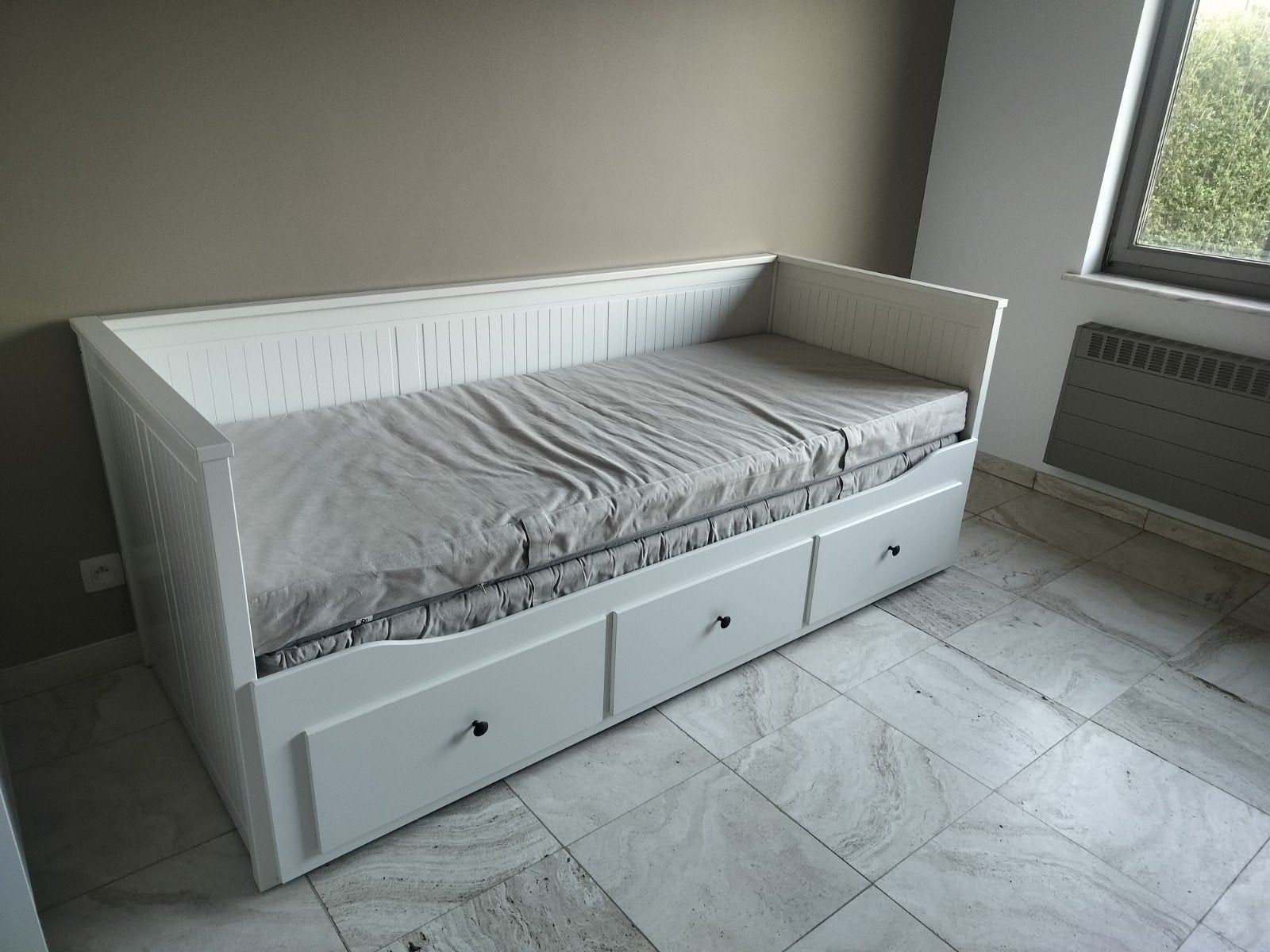 Hemnes bed uitschuifbaar tot 2 pers., Ophalen