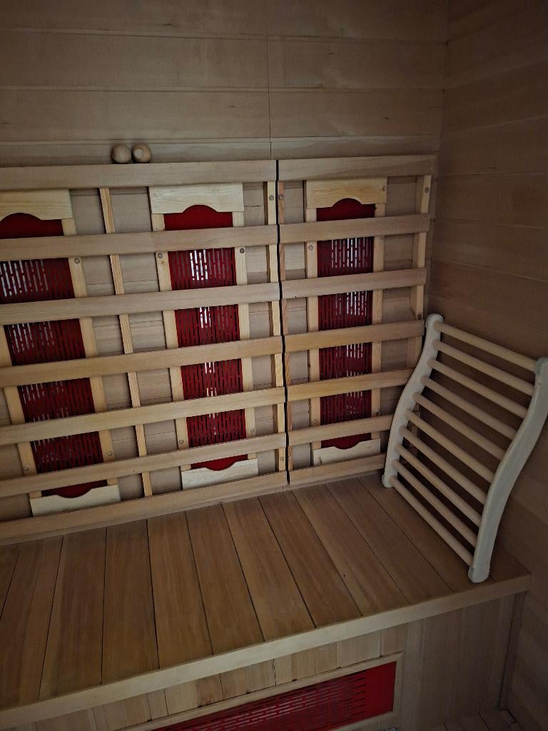 SAUNA INFRAROOD, Sport en Fitness, Ophalen, Zo goed als nieuw, Infrarood, Complete sauna
