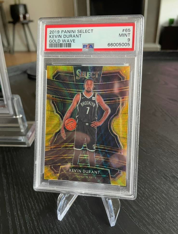 Panini Select Kevin Durant Gold Wave PSA 9 Mint 2019 !, Envoi, Comme neuf, Cartes en vrac