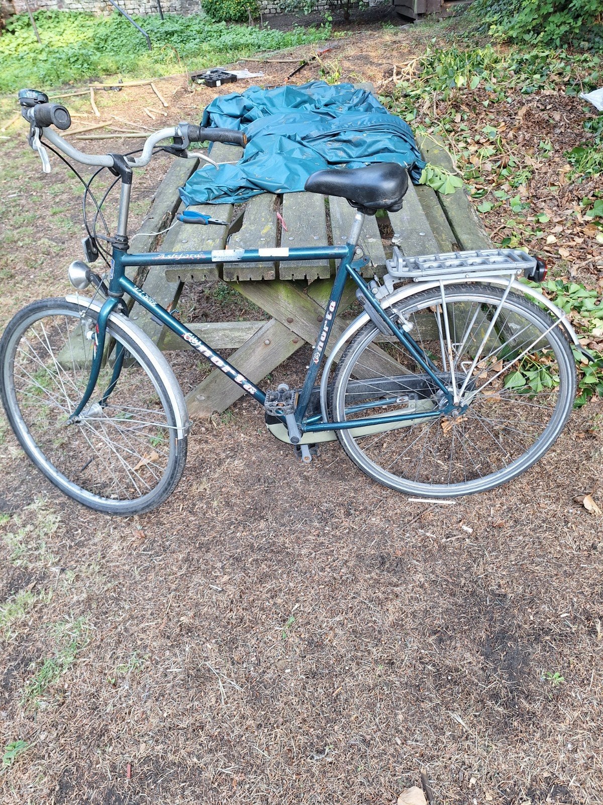 Vélo Norta vert pour homme., Enlèvement