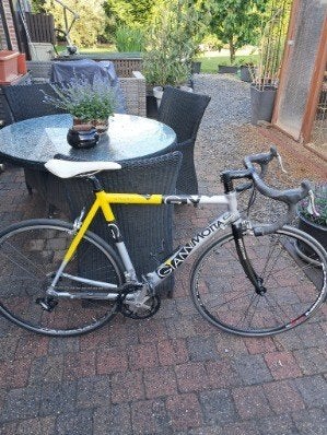 vélo de course Giannimotta taille 53-57, Vélos & Vélomoteurs, 53 à 57 cm, Enlèvement ou Envoi, Utilisé