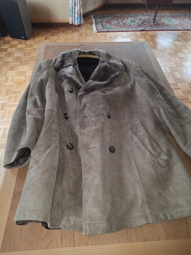 Vintage Lammy Coat – Golden Fleece, Kleding | Heren, Ophalen, Gedragen, Bruin, Golden Fleece